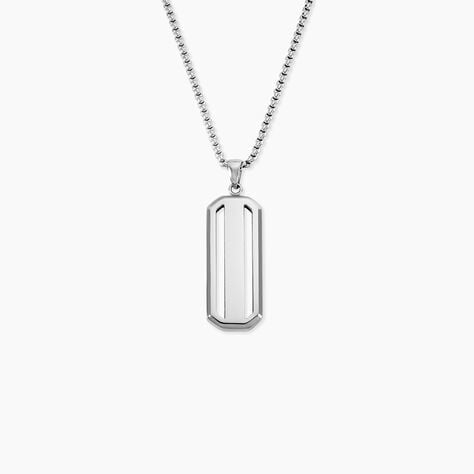 Collier Halden Acier Blanc - Colliers fantaisie Homme | Marc Orian