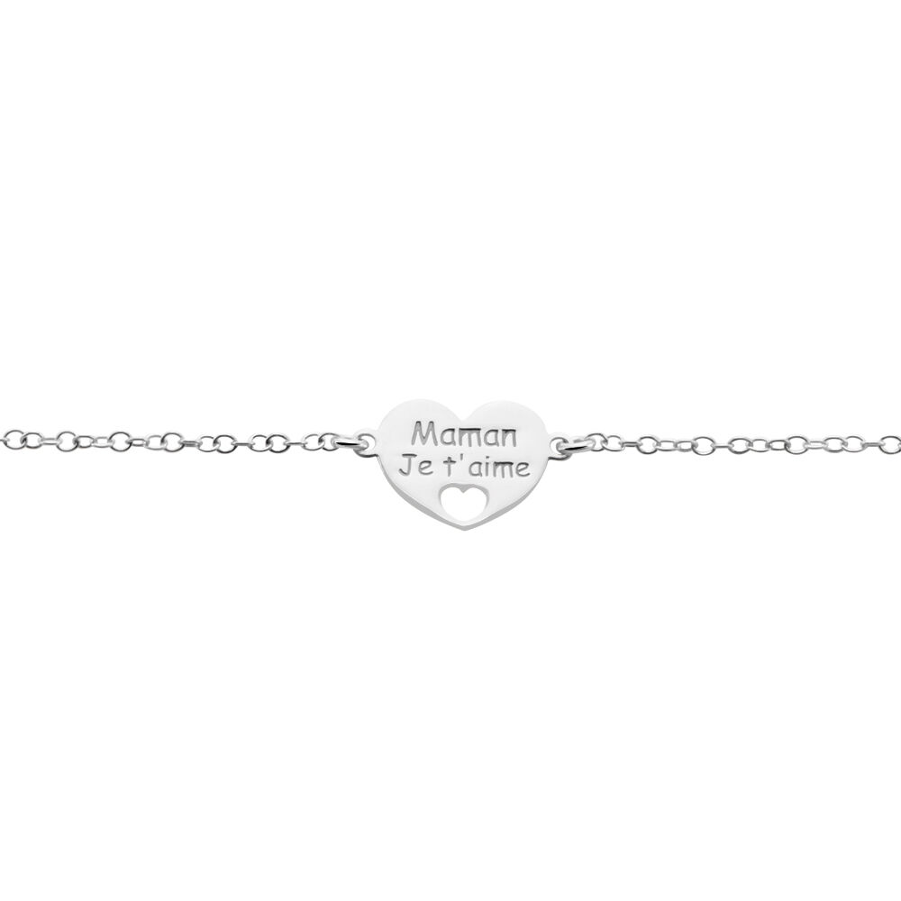 Bracelet Argent Blanc Pollux - Bracelets chaînes Femme | Marc Orian