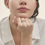 Bague Rejane Or Blanc Diamant - Parures de mariage Femme | Marc Orian