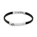 Bracelet Phebus Him Casual Acier Blanc Diamant - Bracelets cuir Homme | Marc Orian