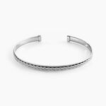 Bracelet Jonc Oscaro Argent Gris - Bracelets joncs Homme | Marc Orian