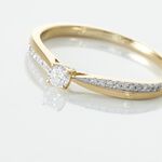 Bague Solitaire Finesse Or Jaune Diamant - Solitaires Femme | Marc Orian