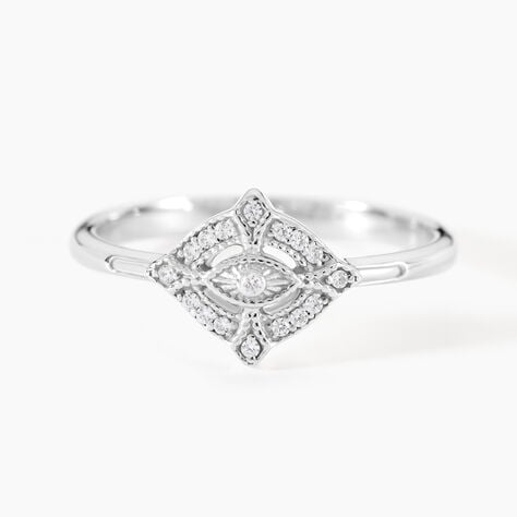 Bague Astrea Argent Blanc Oxyde De Zirconium - Bijoux fantaisie Femme | Marc Orian