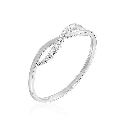 Bague Smina Or Blanc Diamant - Bagues Femme | Marc Orian