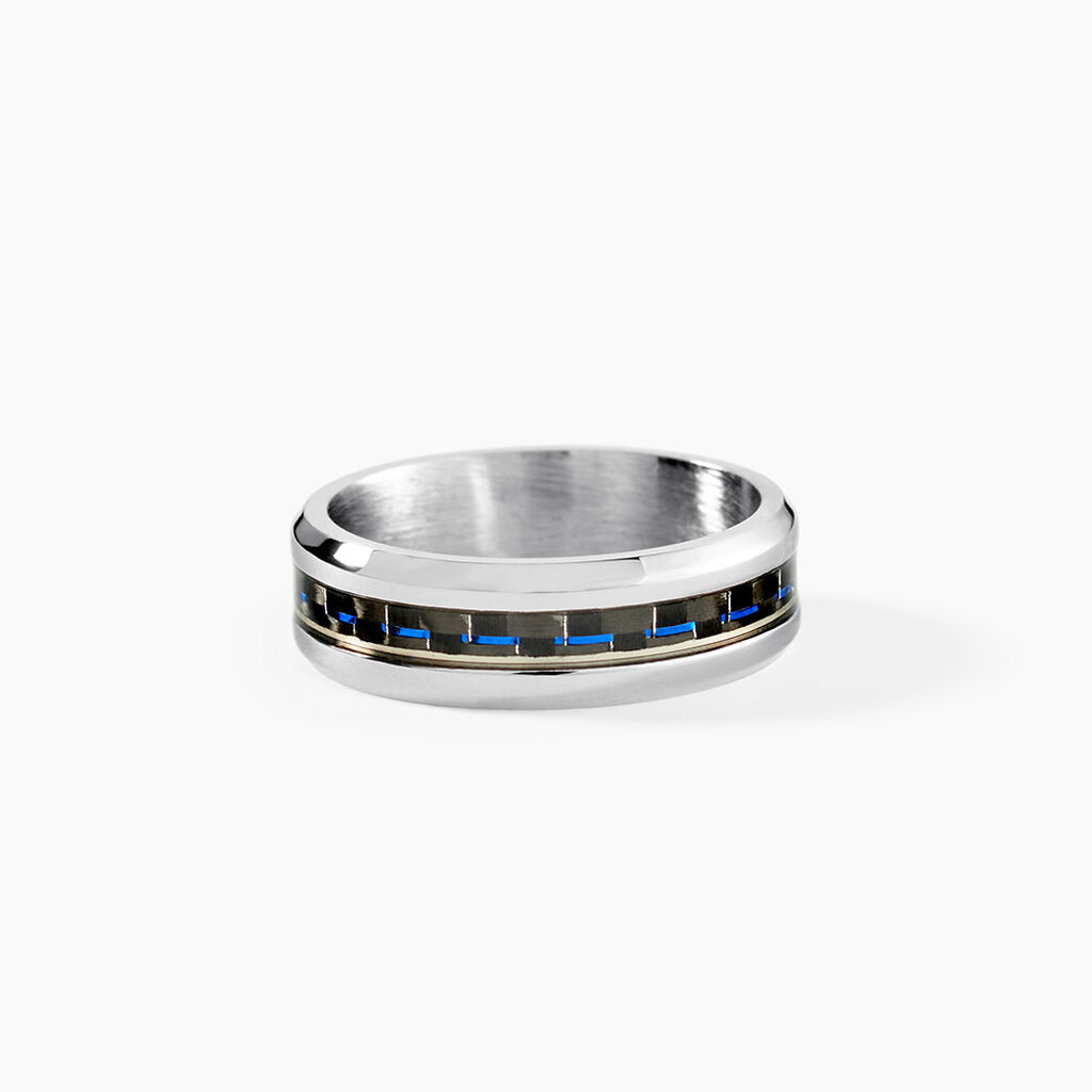 Bague Phebus Him Acier Blanc - Bijoux fantaisie Homme | Marc Orian