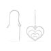 Boucles D'oreilles Pendantes Naleen Argent Blanc - Pendantes Femme | Marc Orian