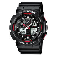 Montre Casio G-shock Black & Red Noir