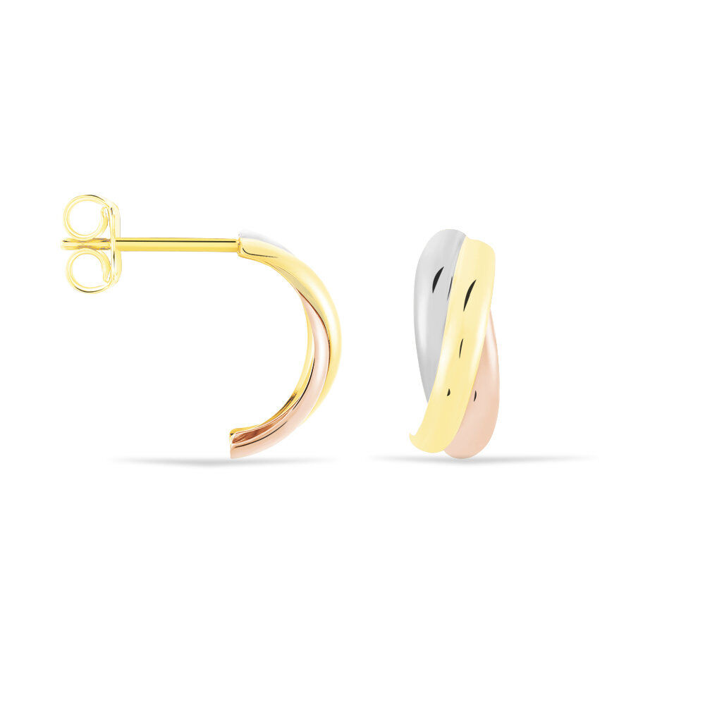 Cr&eacute;oles Igora Or Tricolore - Cr&eacute;oles Femme | Marc Orian