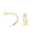 Cr&eacute;oles Igora Or Tricolore - Cr&eacute;oles Femme | Marc Orian