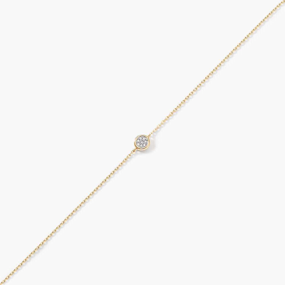 Bracelet Or Jaune Sofia Diamants - Bracelets Medailles Femme | Marc Orian