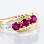 Bague Aurora Or Jaune Rubis - Bagues vintage Femme | Marc Orian