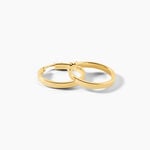 Cr&eacute;oles Cody Argent Dor&eacute; A L'Or 750/1000 - Cr&eacute;oles Femme | Marc Orian