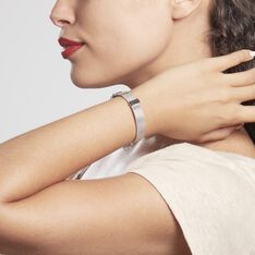 Bracelet Gideon Acier Blanc - Bracelets chaînes Femme | Marc Orian