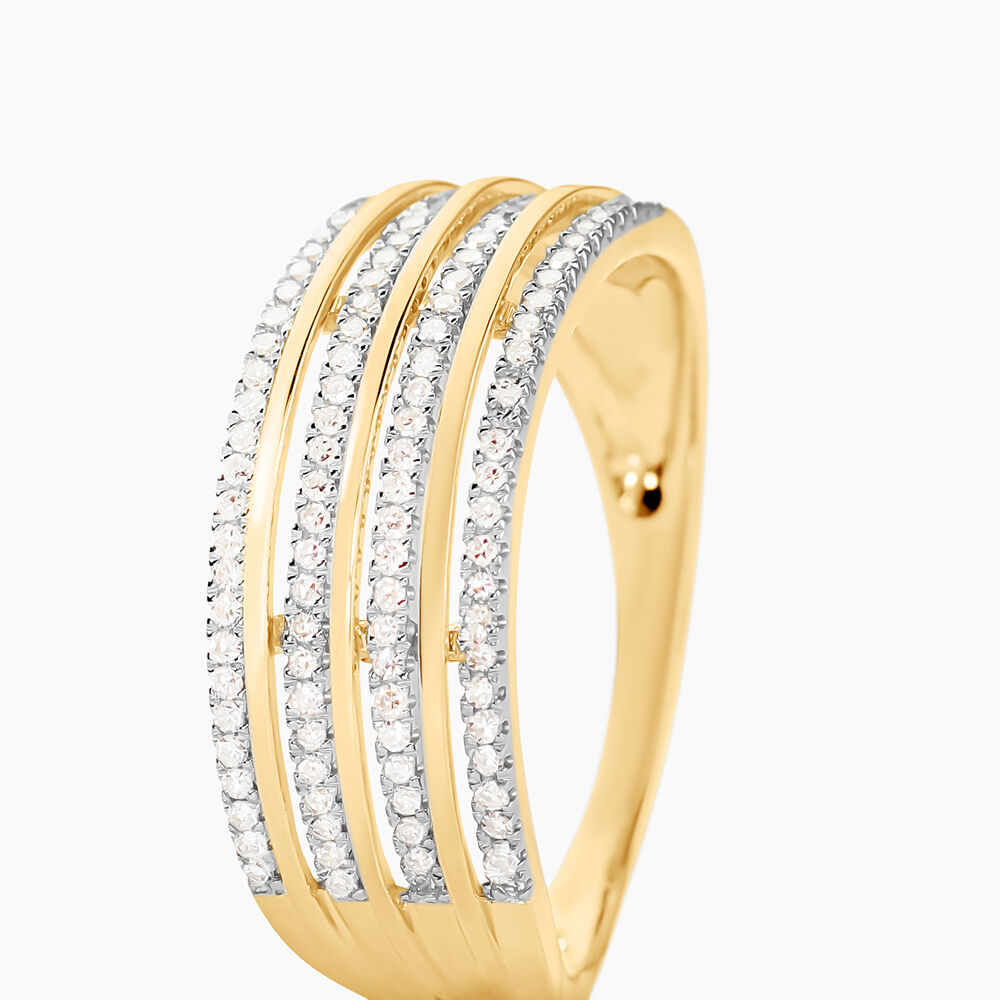 Bague Rayanna Or Jaune Diamant - Parures de mariage Femme | Marc Orian
