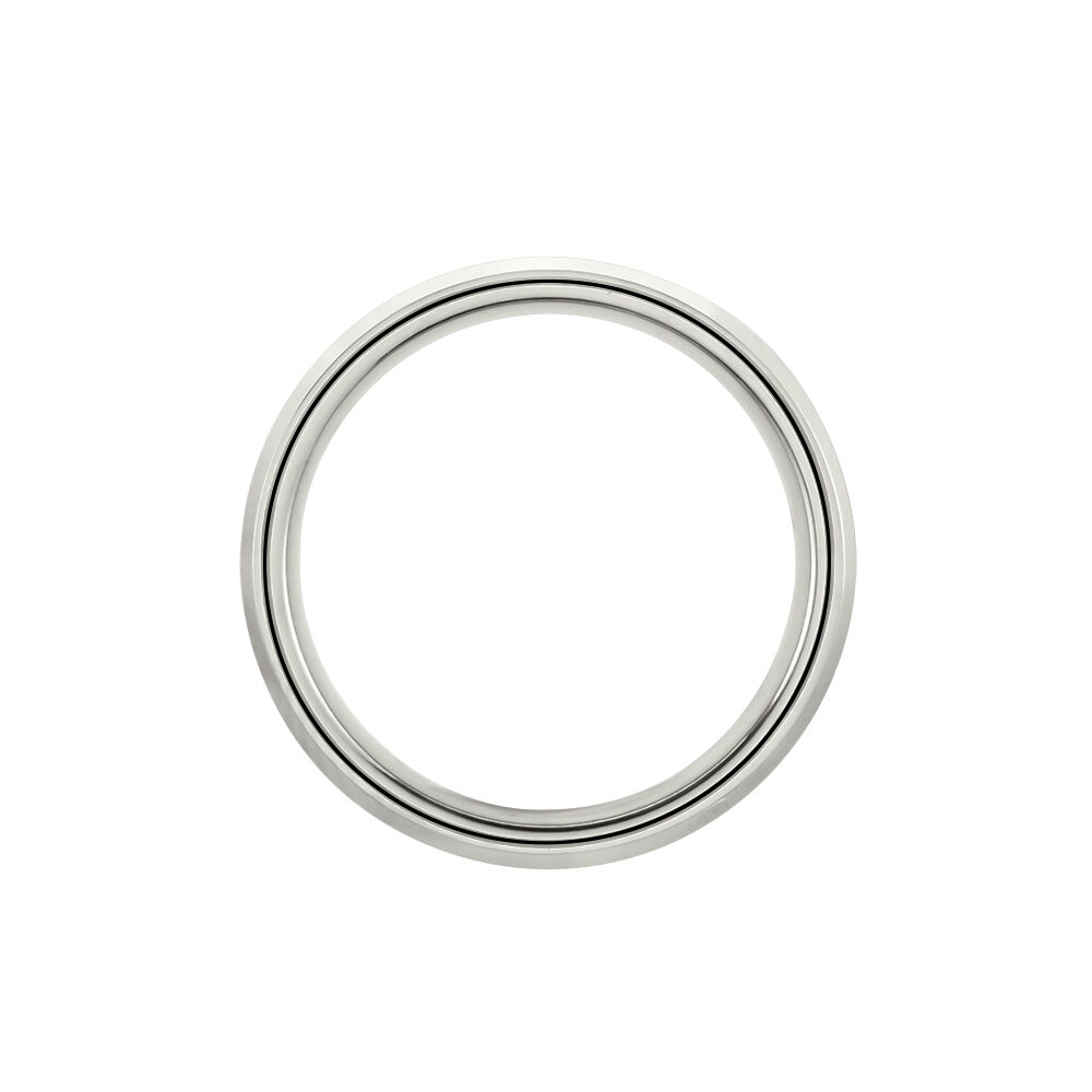 Bague Jourdan Iron Tungstene Blanc - Bagues grosses Homme | Marc Orian