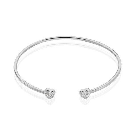 Bracelet Jonc Dea Argent Blanc Oxyde De Zirconium - Bracelets joncs Femme | Marc Orian