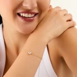 Bracelet Gail Argent Dor&eacute; A L'Or 750/1000 Oxyde De Zirconium - Bracelets cha&icirc;nes Femme | Marc Orian