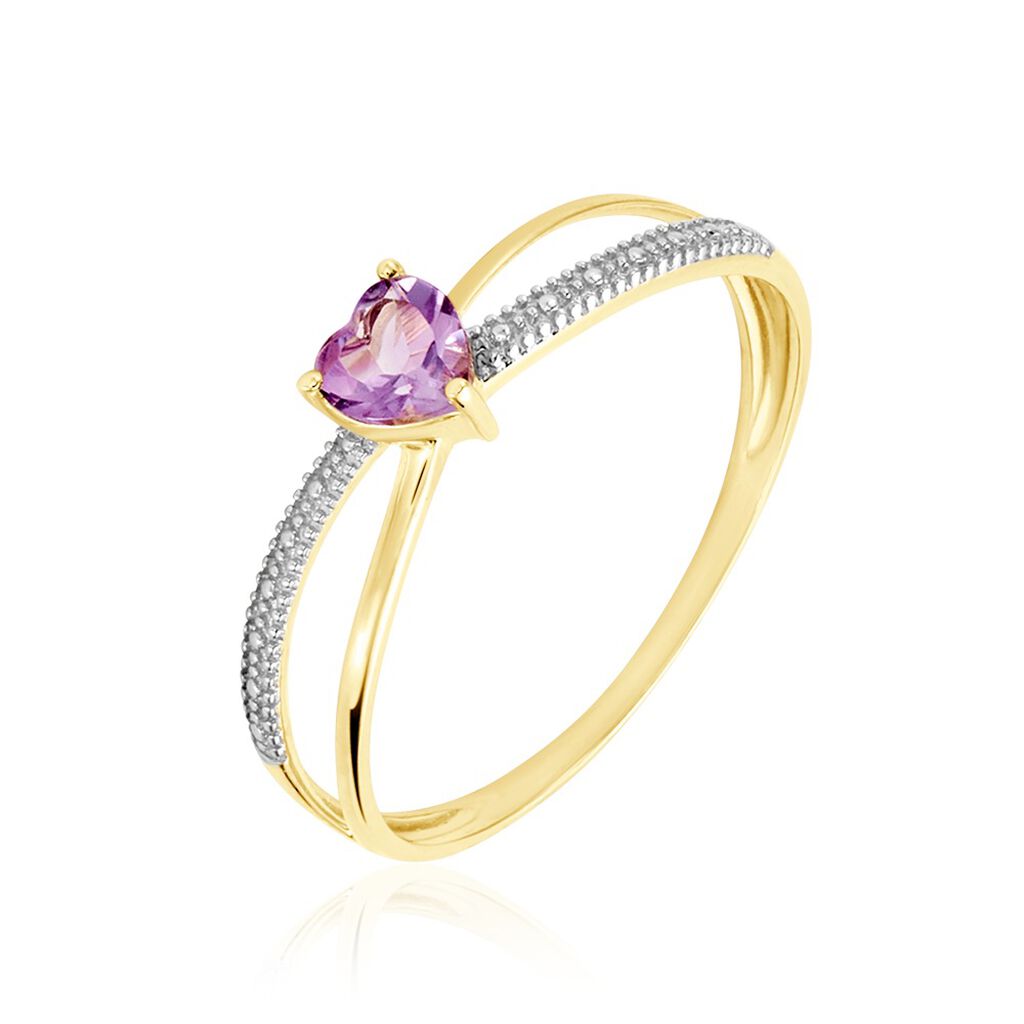 Bague Rory Or Jaune Amethyste - Bagues pierres fines Femme | Marc Orian
