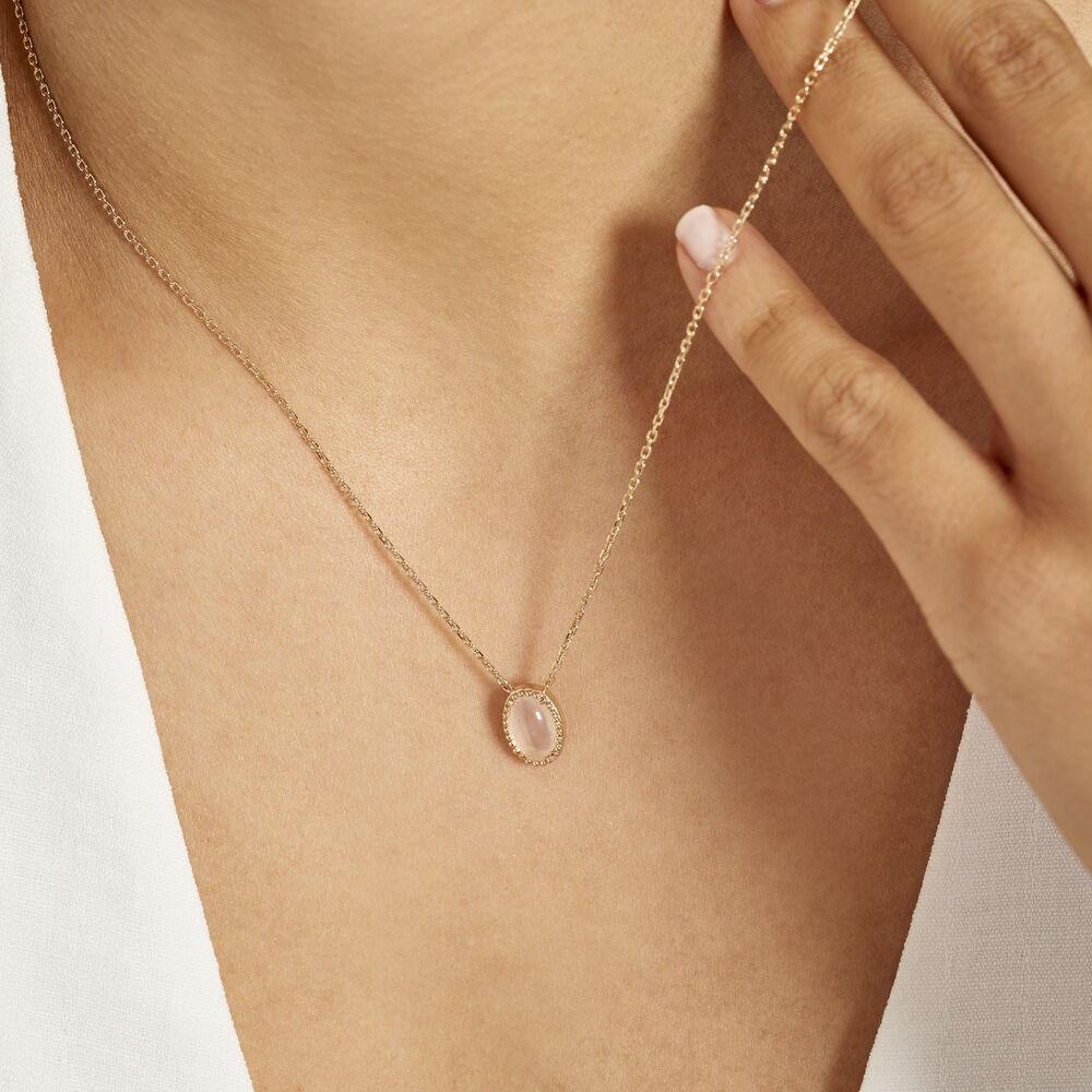 Collier Plaqué Or Jaune Phileas Quartz - Colliers avec pierres Femme | Marc Orian