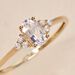 Bague Diapre Or Jaune Quartz Oxyde De Zirconium - Bagues avec pierre Femme | Marc Orian