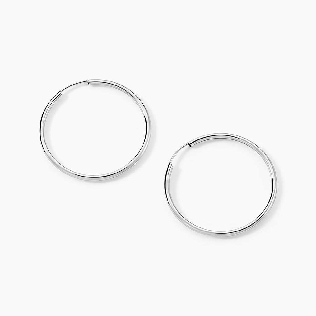 Cr&eacute;oles Valencina Or Blanc - Cr&eacute;oles Femme | Marc Orian