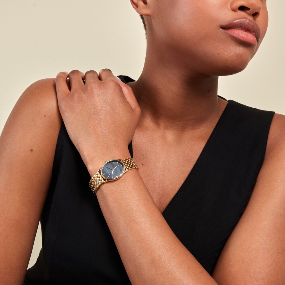 Montre Rosefield Oval Noir - Montres étanches Femme | Marc Orian