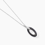 Collier Peer Argent Blanc Oxyde De Zirconium - Colliers avec pierres Femme | Marc Orian