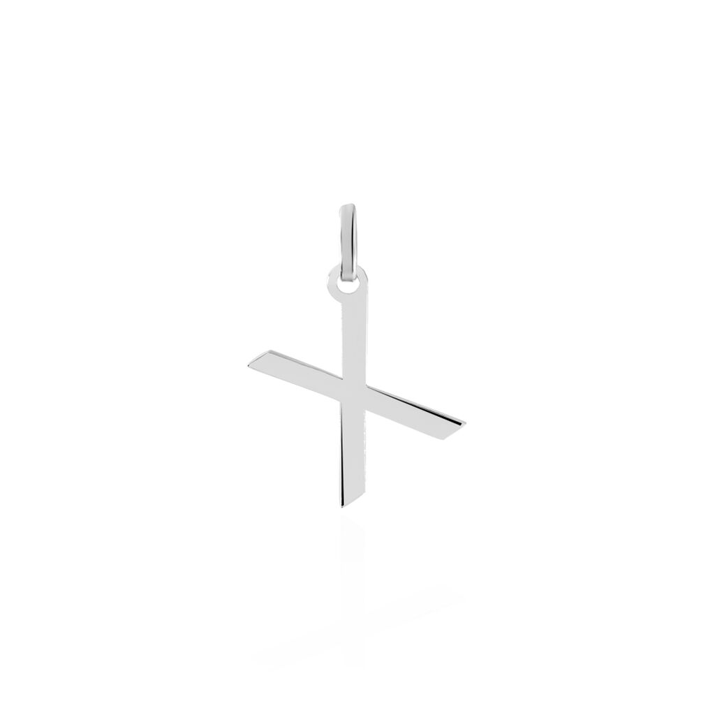 Pendentif Ionia Lettre Or Blanc - Pendentifs Famille | Marc Orian