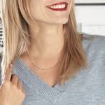 Collier Naria Plaqu&eacute; Or Jaune - Colliers multirangs Femme | Marc Orian