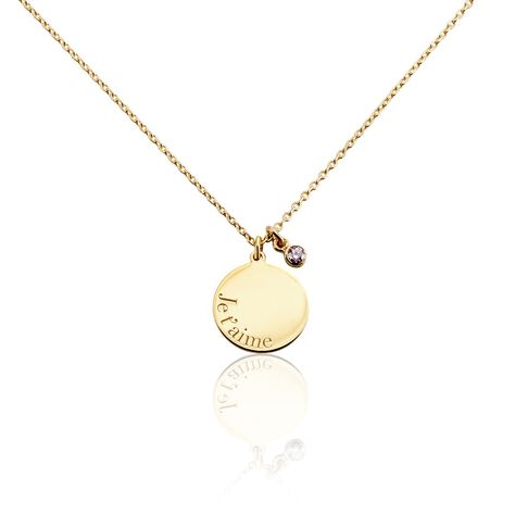Collier Plaqué Or Greer Oxyde De Zirconium - Colliers avec pierres Femme | Marc Orian