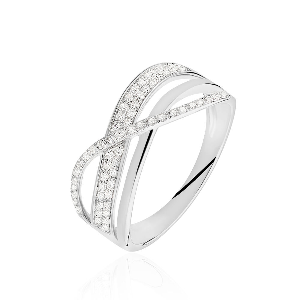 Bague Emilie Or Blanc Diamant - Bagues pierres précieuses Femme | Marc Orian