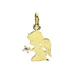 Pendentif Hallie Ange Or Jaune Oxyde De Zirconium - Pendentifs Enfant | Marc Orian