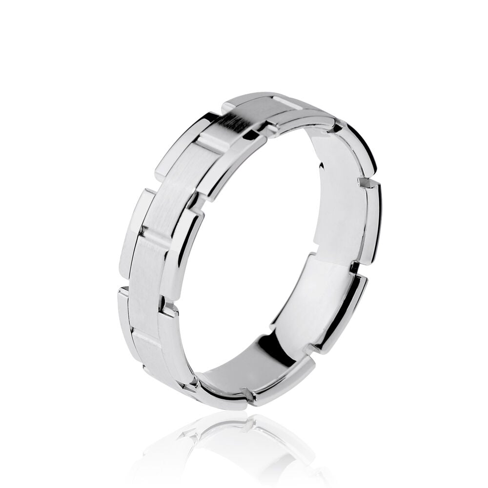 Alliance Maille Or Blanc - Alliances duo Famille | Marc Orian