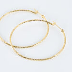 Cr&eacute;oles Anusha Plaqu&eacute; Or Jaune - Cr&eacute;oles Femme | Marc Orian