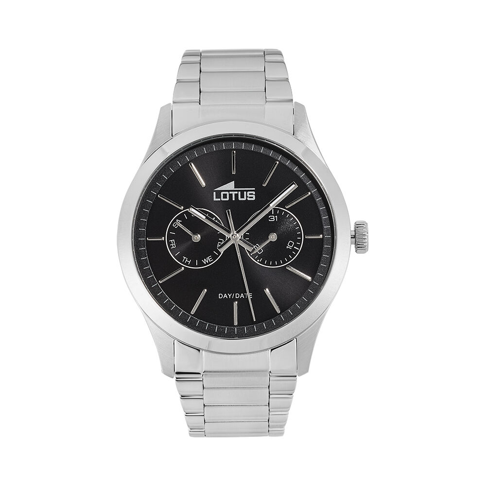 Montre Lotus Minimal Noir - Montres classiques Homme | Marc Orian