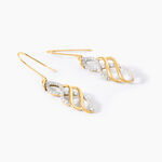 Boucles D'Oreilles Pendantes Sumati Or Jaune Oxyde De Zirconium - Pendantes Femme | Marc Orian