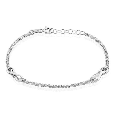 Bracelet Noelle Argent Blanc - Bracelets chaînes Femme | Marc Orian