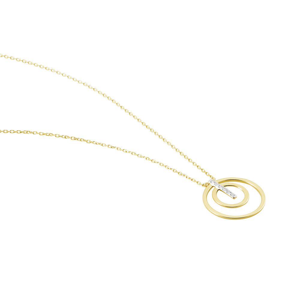 Collier Or Jaune Agafya Diamants - Colliers avec pierres Femme | Marc Orian