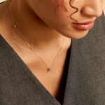 Collier Columbine Or Blanc Oxyde De Zirconium Blanc - Colliers avec pierres Femme | Marc Orian