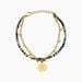 Bracelet Acier Doré Jaspe Africain - Bracelets Medailles Femme | Marc Orian