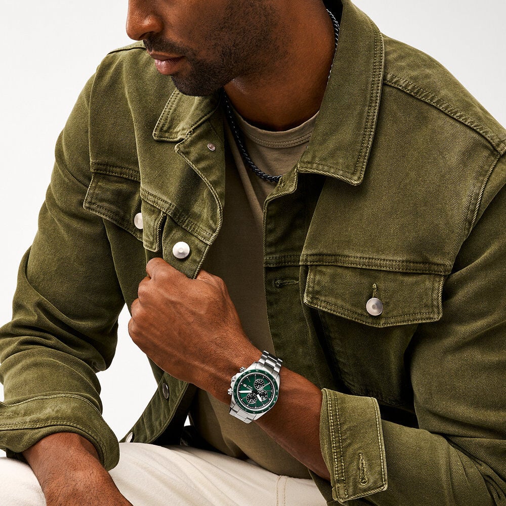 Montre Fossil Autocross Vert - Montres Homme | Marc Orian
