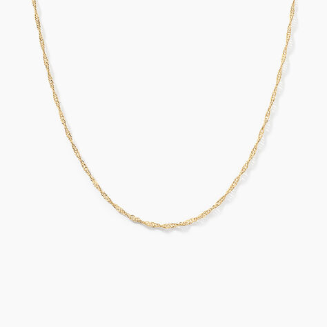 Chaîne Imanie Maille Singapour Or Jaune - Chaines Femme | Marc Orian