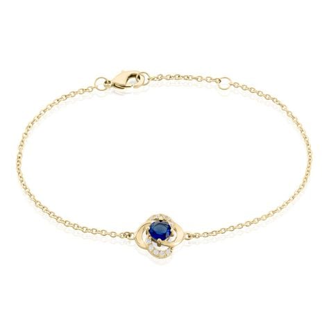 Bracelet Jaana Plaqu&eacute; Or Jaune Verre Oxyde De Zirconium - Bracelets fantaisie Femme | Marc Orian