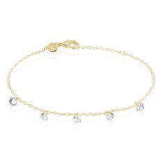 Bracelet Myosothis Plaqué Or Oxydes De Zirconium - Bracelets chaînes Femme | Marc Orian