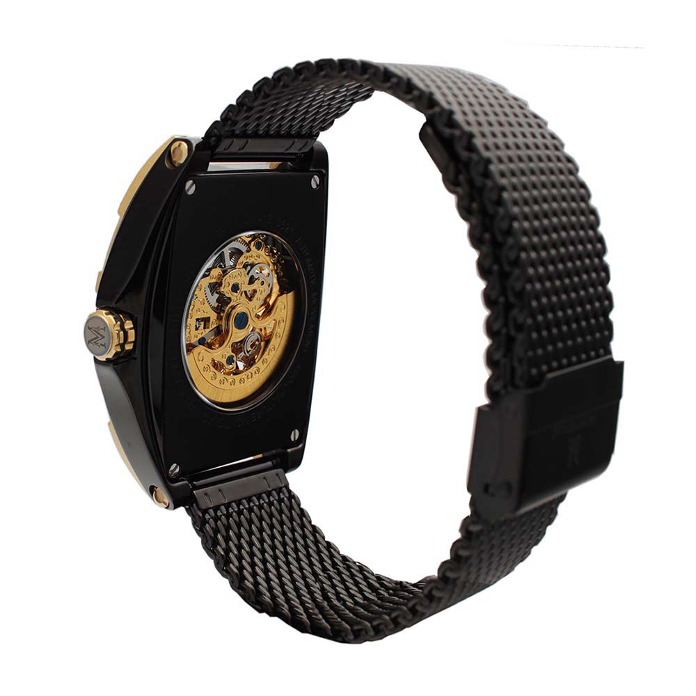 Montre Montignac Tonneau Automatique Noir - Montres automatiques Homme | Marc Orian