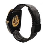 Montre Montignac Tonneau Automatique Noir - Montres automatiques Homme | Marc Orian