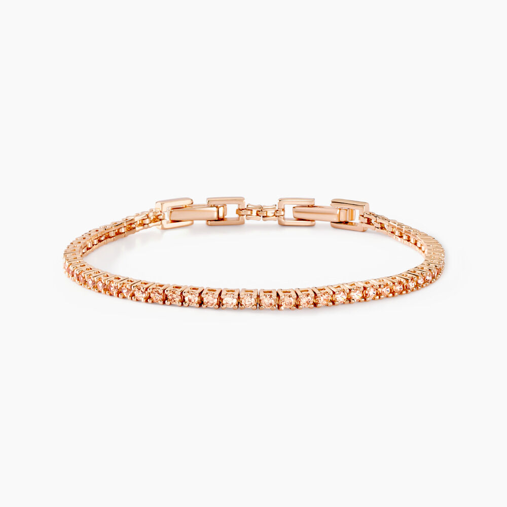 Bracelet Rio Argent Rose Oxyde De Zirconium - Bracelets fantaisie Femme | Marc Orian