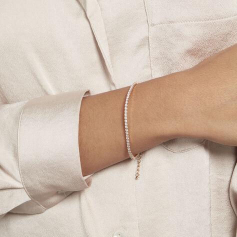 Bracelet Plaqué Or Zoelia Oxydes De Zirconium - Bracelets chaînes Femme | Marc Orian