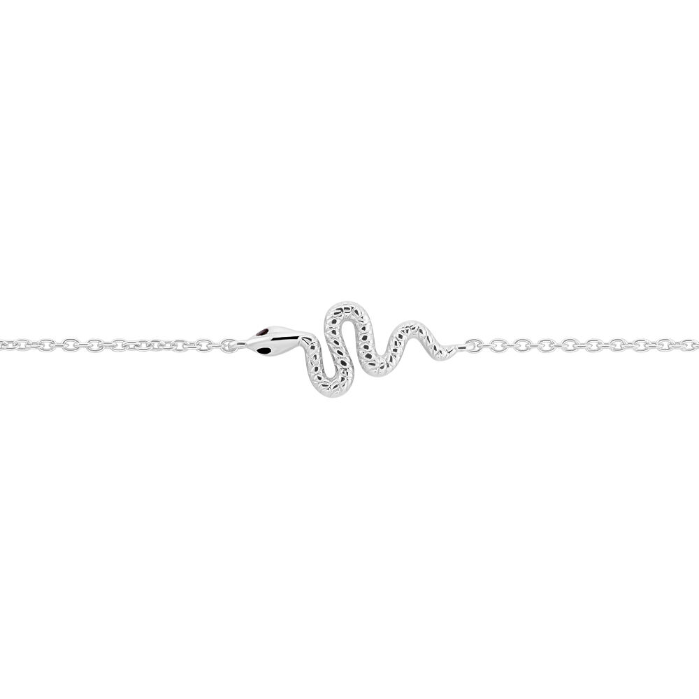 Bracelet Yoshie Argent Blanc - Bracelets chaînes Femme | Marc Orian