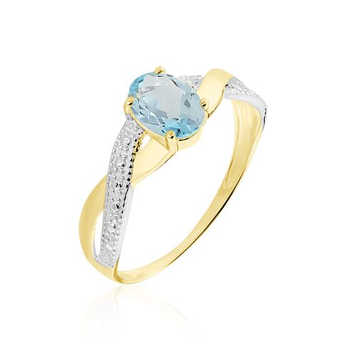 Bague Candice Or Jaune Topaze - Bagues pierres fines Femme | Marc Orian